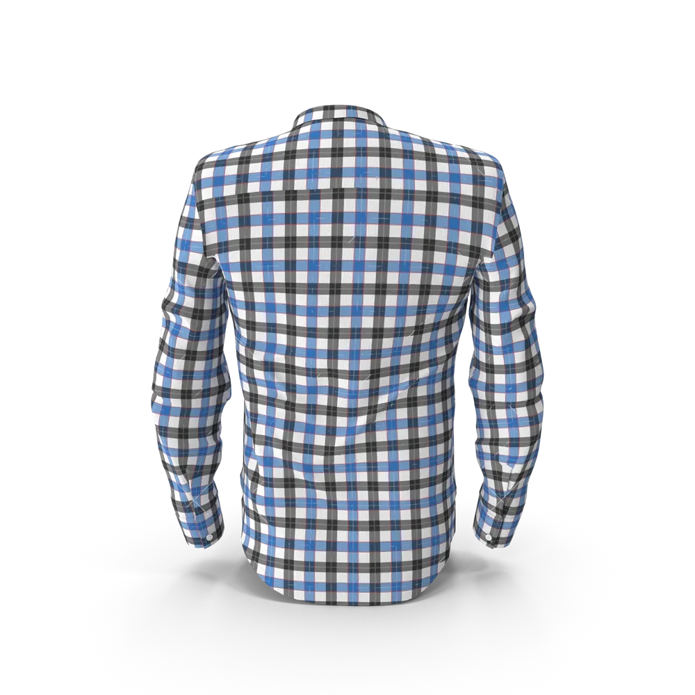 Karohemd in Blau & Schwarz