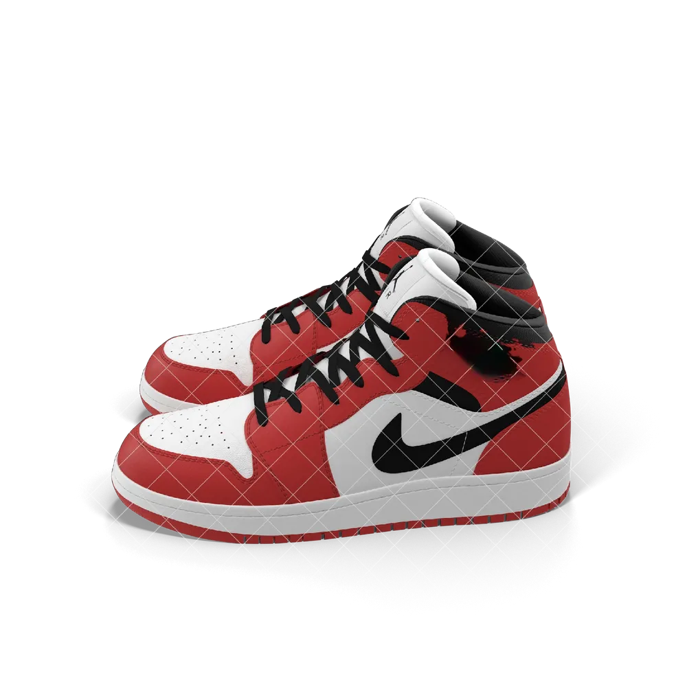 Nike Air Jordan 1 Rot und Schwarz
