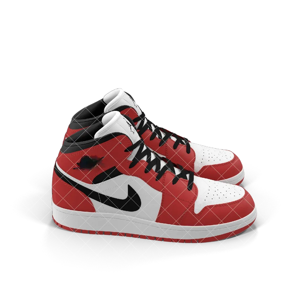 Nike Air Jordan 1 Rot und Schwarz