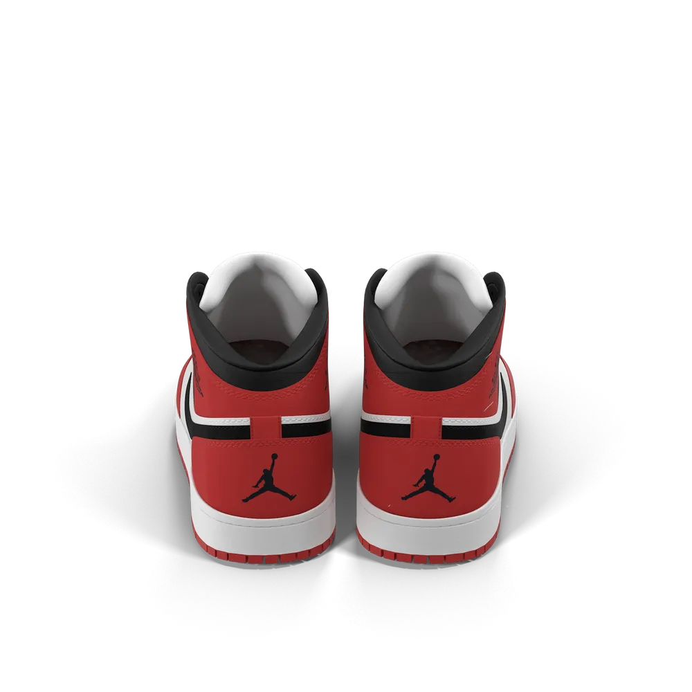 Nike Air Jordan 1 Rot und Schwarz